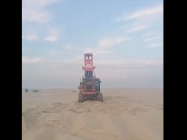 HC系列高速液壓夯實機沙特阿拉伯施工